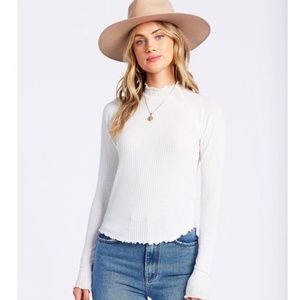 Billabong Layer Me Long Sleeve Shirt White (Cool Wip)